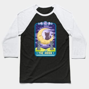 The Moon - Cute Kawaii Anime Tarot Card T-Shirt Baseball T-Shirt